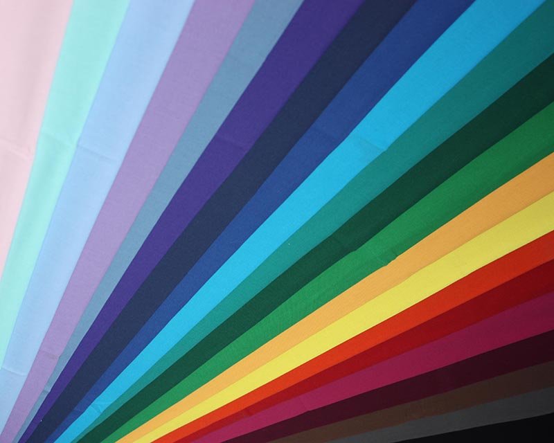 Plain 60SQ Cotton Double Folded Bolts Wholesale Fabrics UK Regular Line